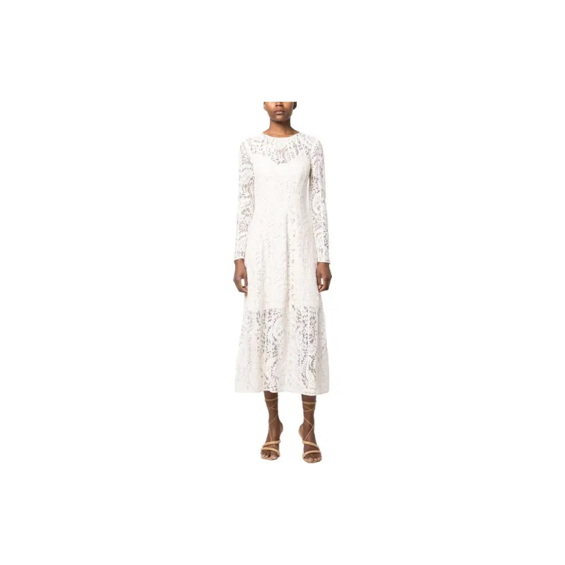 Zimmermann Devi Floral-lace Panelled Midi Dress-1