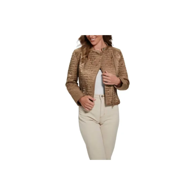 GUESS Marine Quilted Jacket Jackets & Coats Women's Umber-2