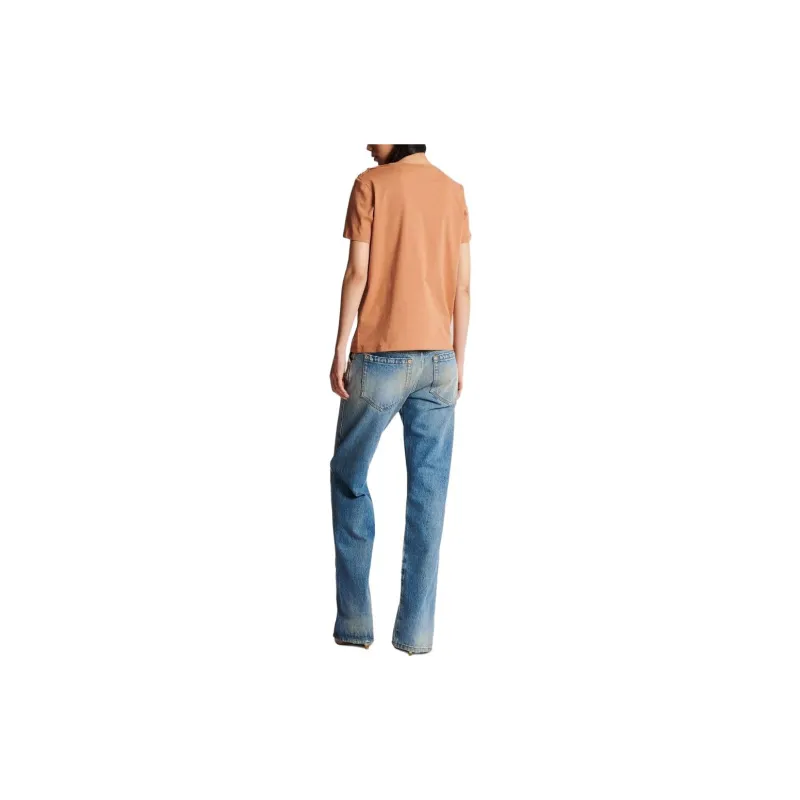 BALMAIN T Shirts Women's Light Brown-2
