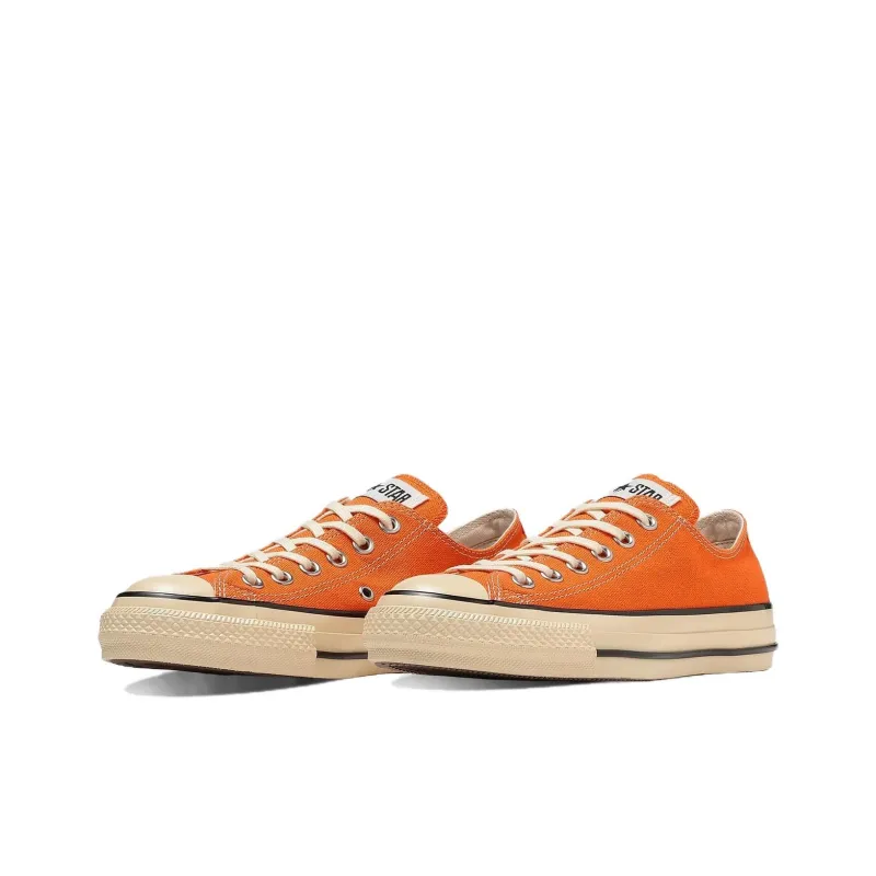 Converse All Star Anti Slip Wear Resistant Low Top Canvas Shoes Unisex Orange-2
