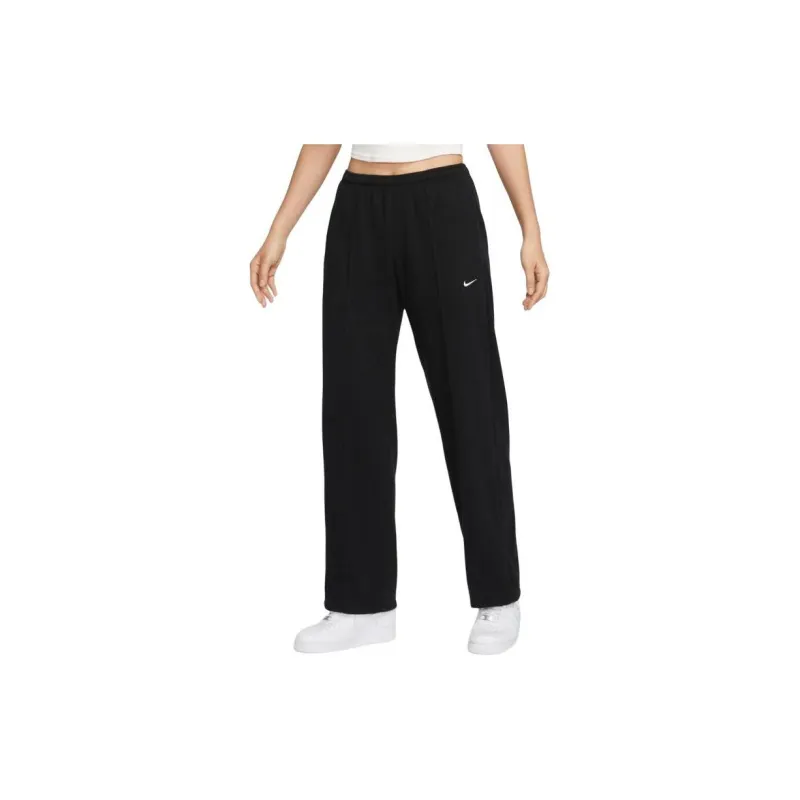 Nike SPORTSWEAR CHILL TERRY Knitted Sports Pants Women's Black-2