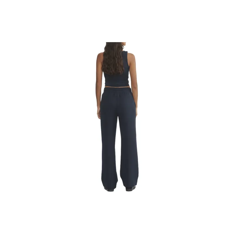 ARITZIA Sweatfleece Cozy Fleece Boyfriend Basi Wide Sweatpant Knitted Sports Pants Women's Admiral/Admiral Color-3