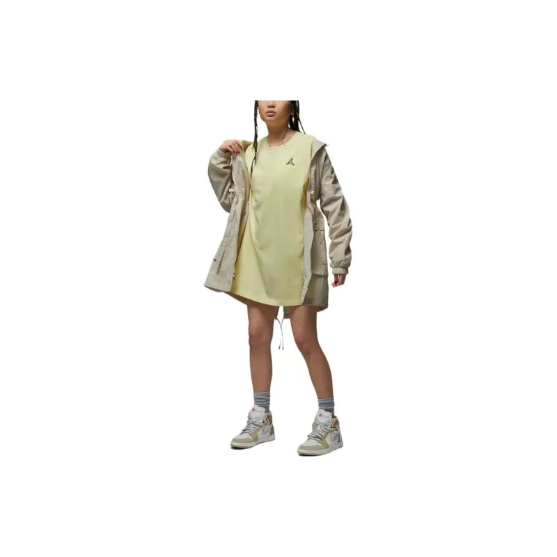 Jordan Short-Sleeved Dresses Women's Yellow-2