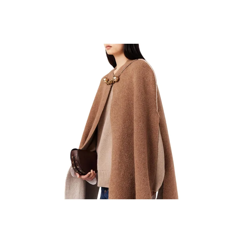 Stella McCartney Bauble Clasp Embellished Cape-4