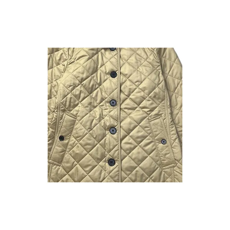 Burberry Puffer Jacket Women's Khaki-6