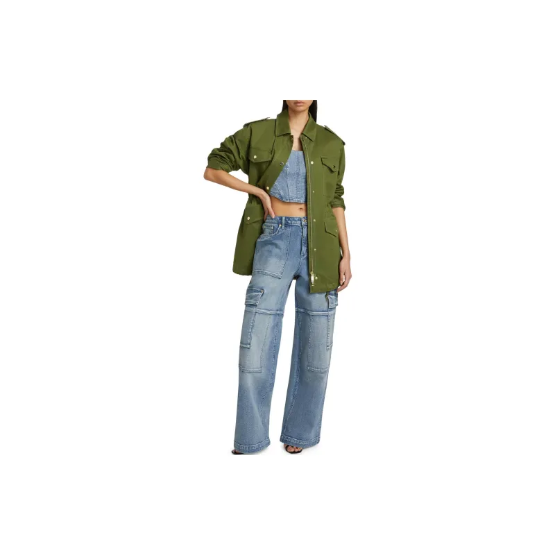 MICHAEL KORS FW24 Jackets Coats Women's Verdant Green-4