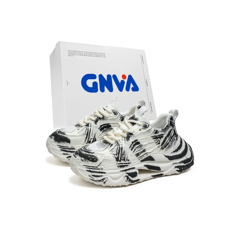 GNVA Slip-Resistant Low-Top Chunky Sneakers Men's Box Included-0