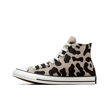 Converse Chuck Taylor All Star Anti-Slip Wear-Resistant High-Top Canvas Shoes Unisex Beige Black