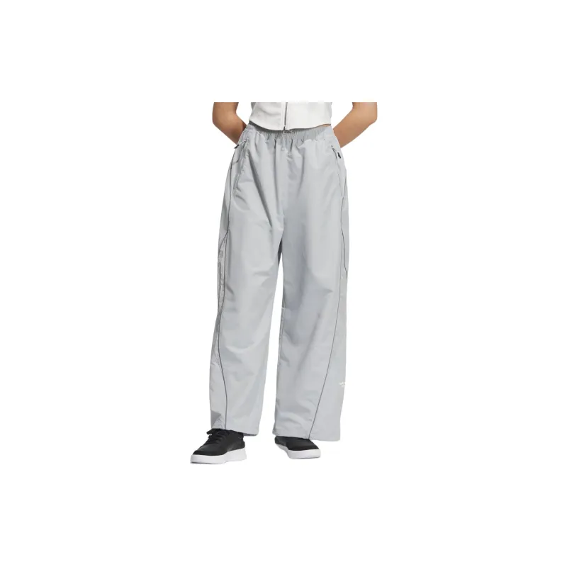 Adidas PIPING WOVEN TRACKSUIT BOTTOMS Casual Pants Women's Light Gray-3