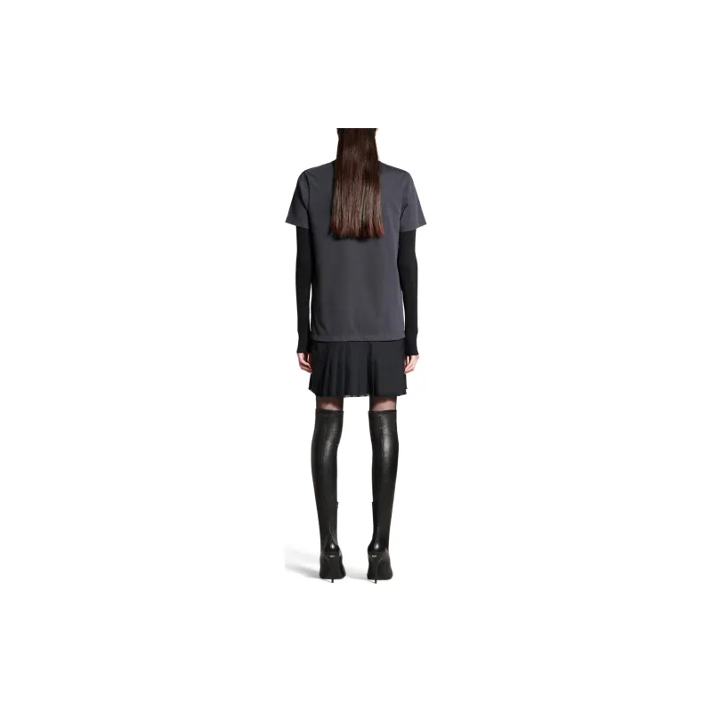 Balenciaga Layered Destroyed T Shirt Dress-3