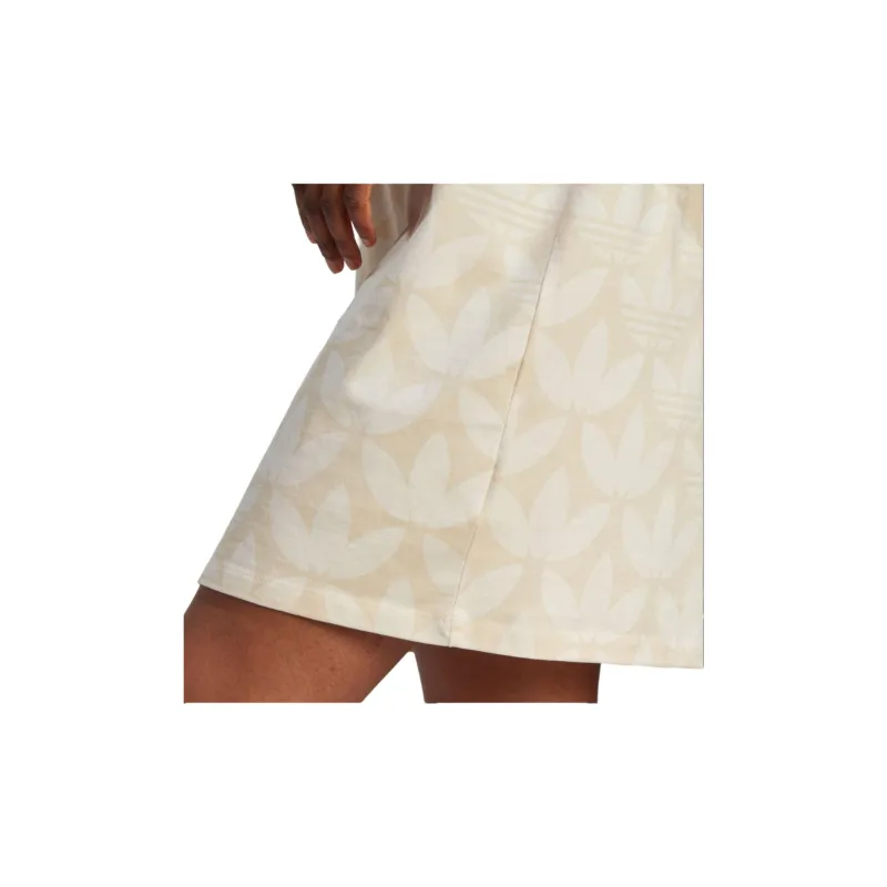 Adidas Originals TREFOIL MONOGRAM POLO DRESS Short Sleeved Dresses Women's Wonder White-5