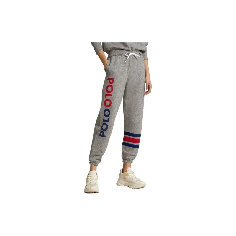 Polo Ralph Lauren Knitted Sweatpants Women's Gray-2