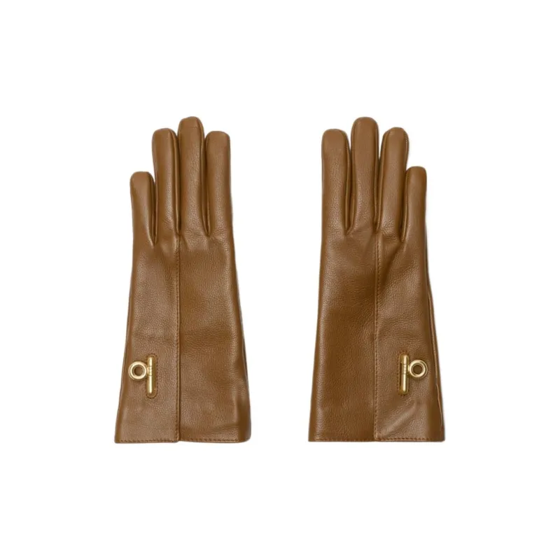 Burberry Leather Gloves-0