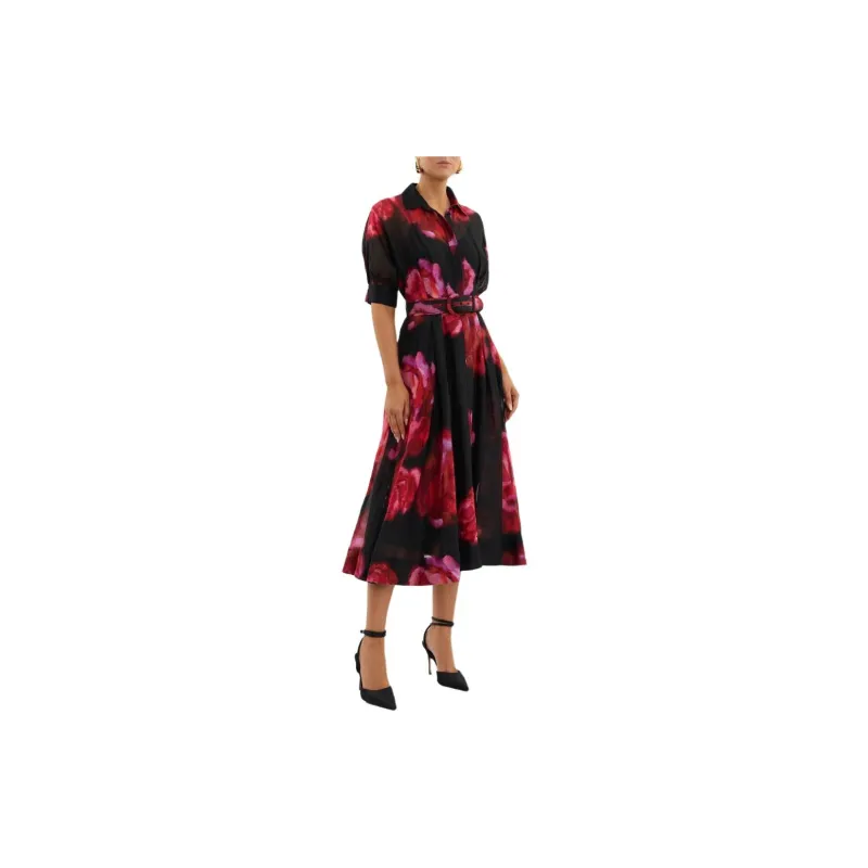 Rebecca Vallance Rosina Floral-print Midi Dress-3