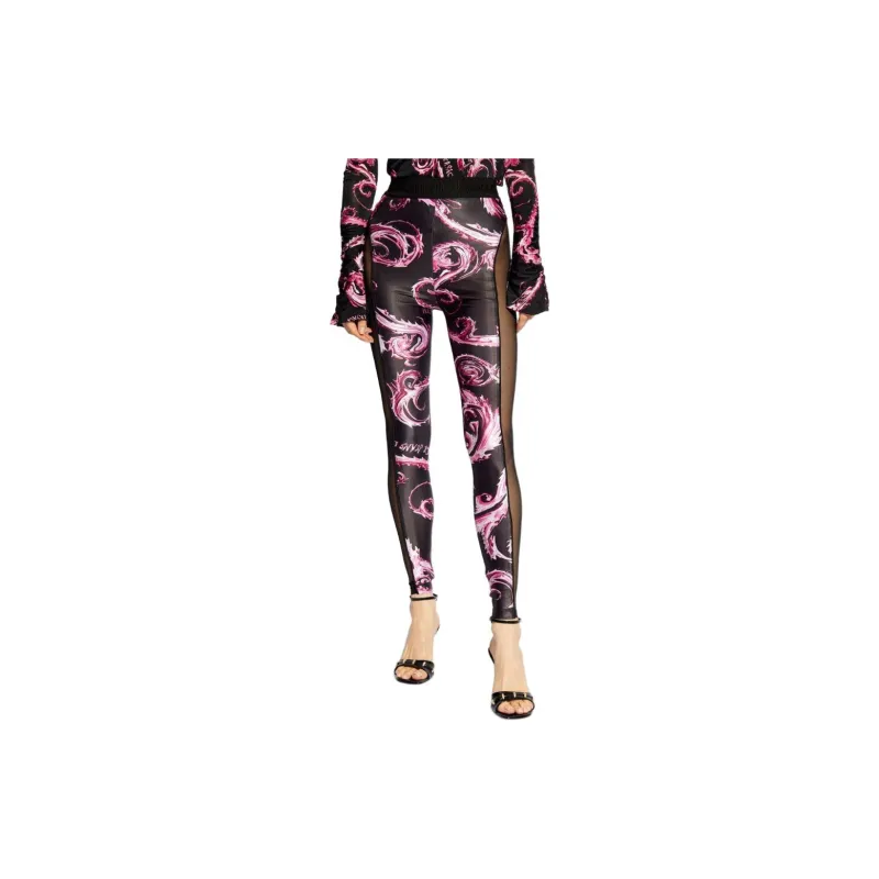VERSACE JEANS COUTURE Barocco print Panelled Leggings-1