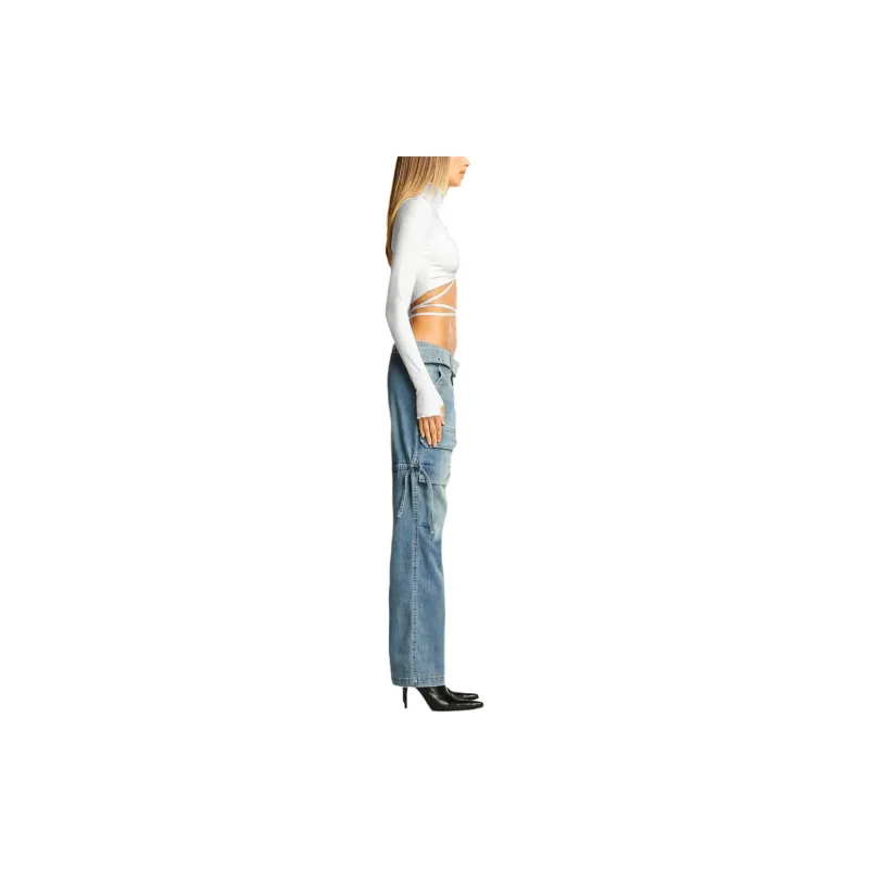 I.AM.GIA NAIMA CARGO PANT Cargo Pants Women's BLUE/Blue-4