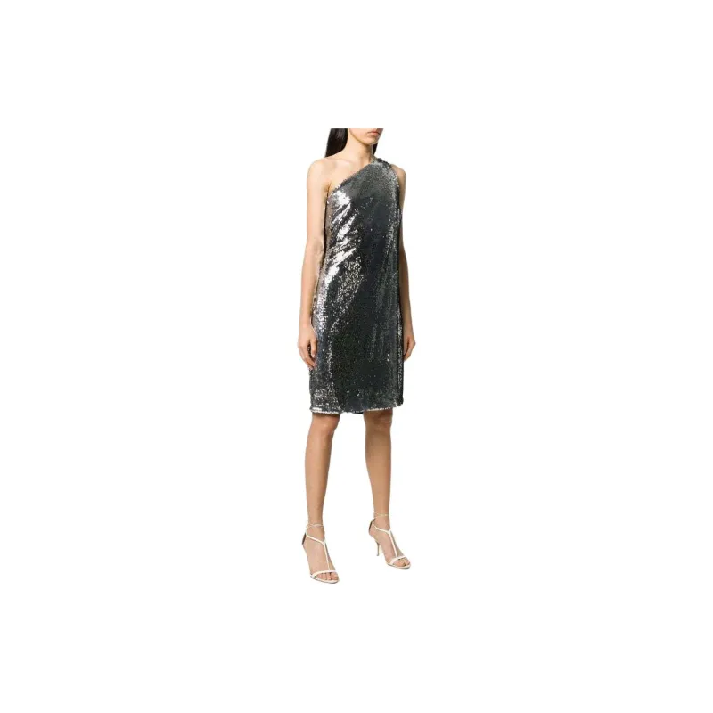 Stella McCartney Sequined One shoulder Dress-3