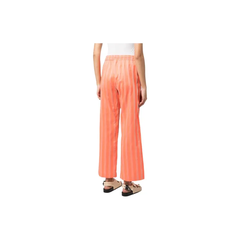 MIRA MIKATI Striped Wide-leg Track Pants-2