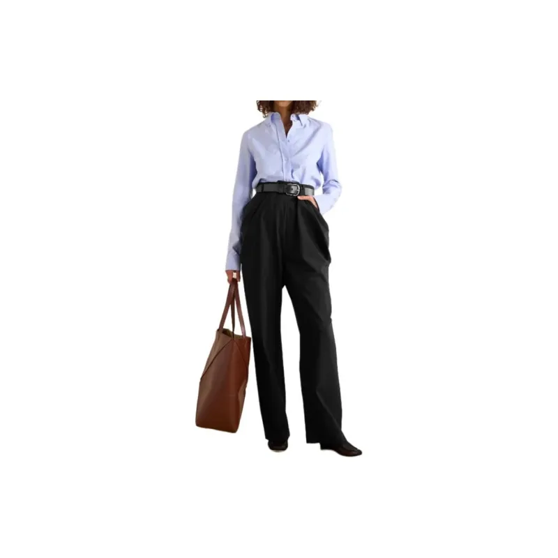 LOEWE Draped Trousers 'Black'-2