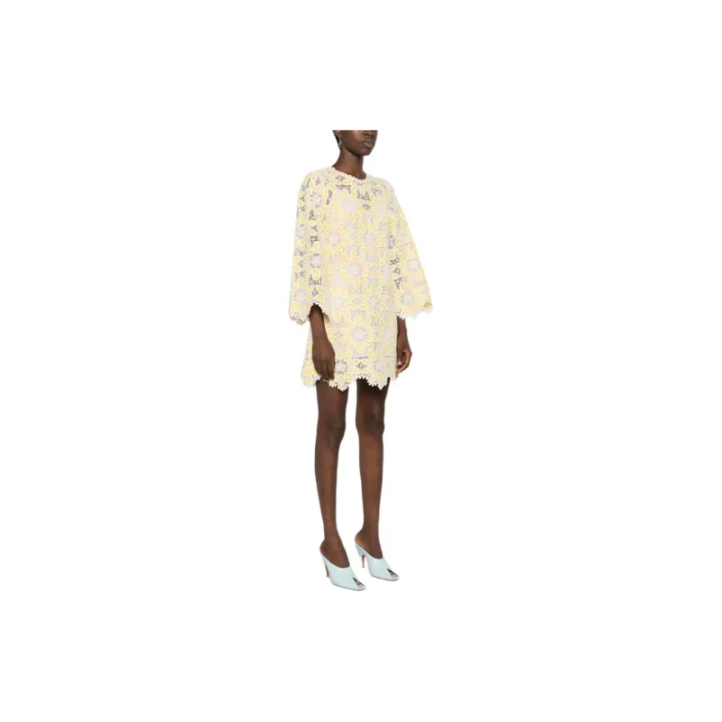 Zimmermann Crochet Knit Mini Dress-2