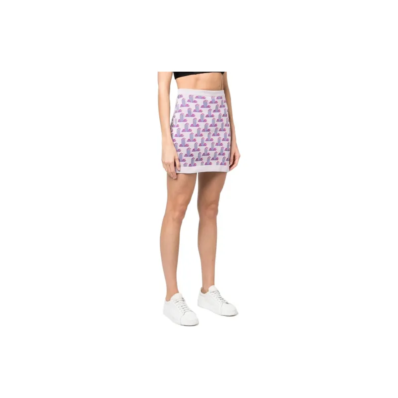 Lanvin Casual Short Skirts Women's Purple-3