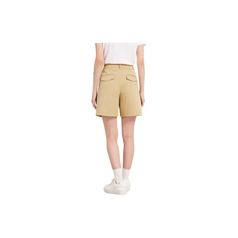 Hush Puppies Casual Shorts Women's Khaki-2