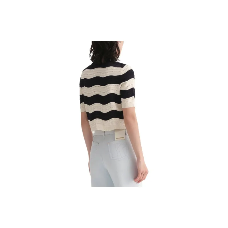 KARL LAGERFELD Knitwear Women's Black White-2