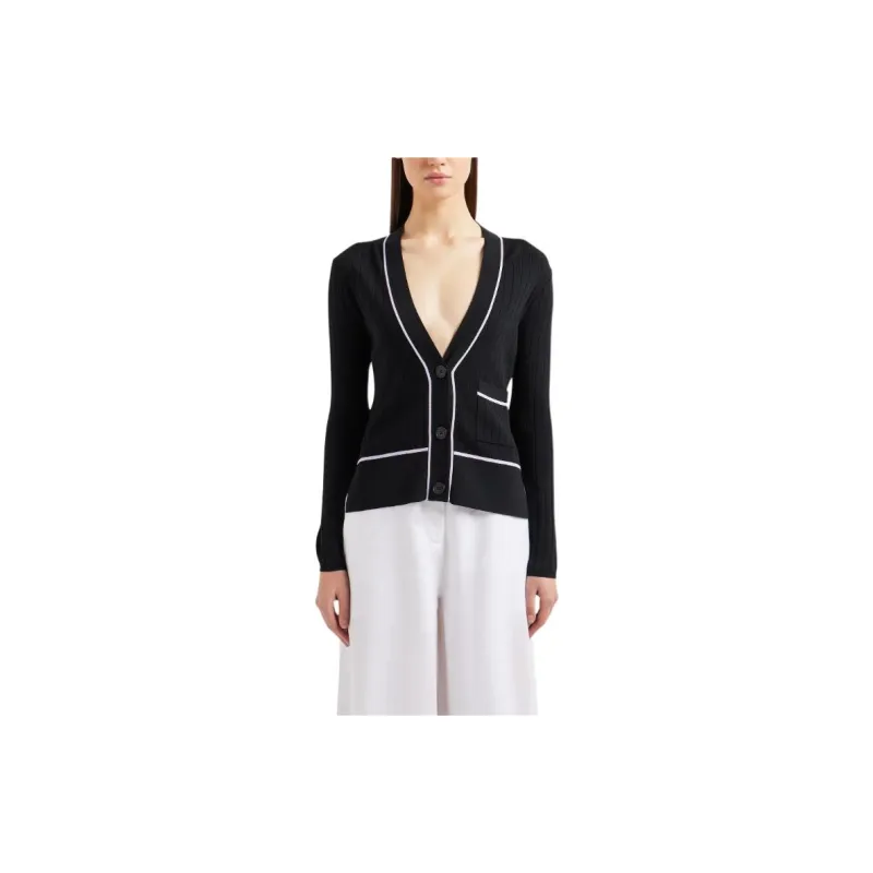 ARMANI EXCHANGE SS24 Knitwear Women's Black-1