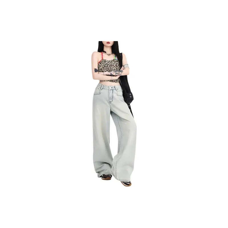 Kazakhstan Jeans Women's Light Blue-3