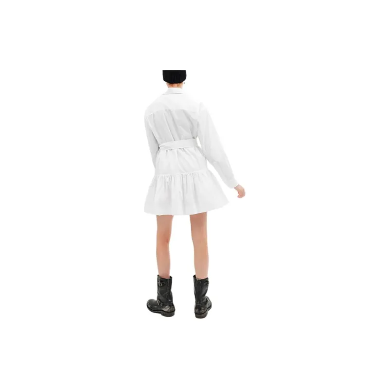 COACH SS24 Long Sleeved Dress Women's White-2
