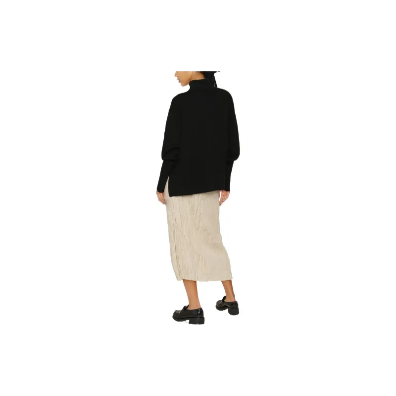 Toteme FW22 Loose Fit Sweater Women's Black-2