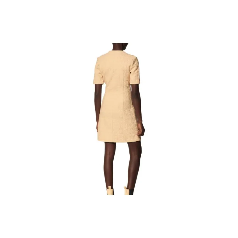 Sandro Short-Sleeved Dresses Women's Beige Yellow-2