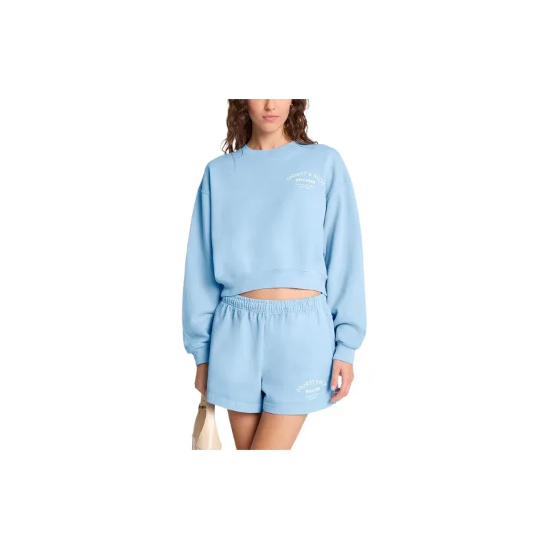 SPORTY & RICH Wellness Studio Cropped Sweatshirt-2