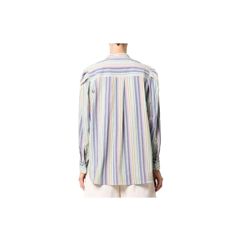 ISABEL MARANT Tiverna Striped Blouse-3