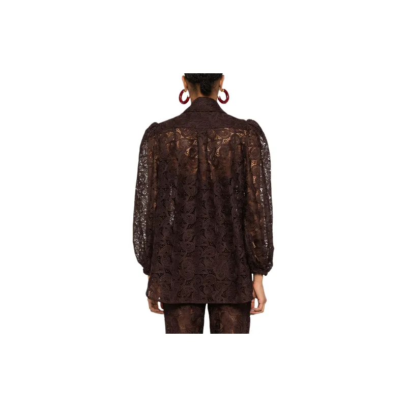 Zimmermann Illustration Lace Blouse-2