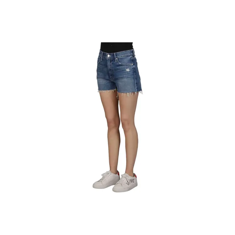 MOTHER Denim Shorts Women's Blue-2