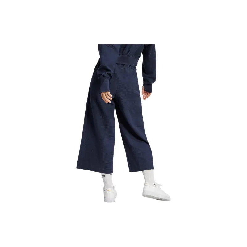 Adidas Free Shipping With AdiClub All Szn Rib 7/8-Length Wide Leg Pants-1