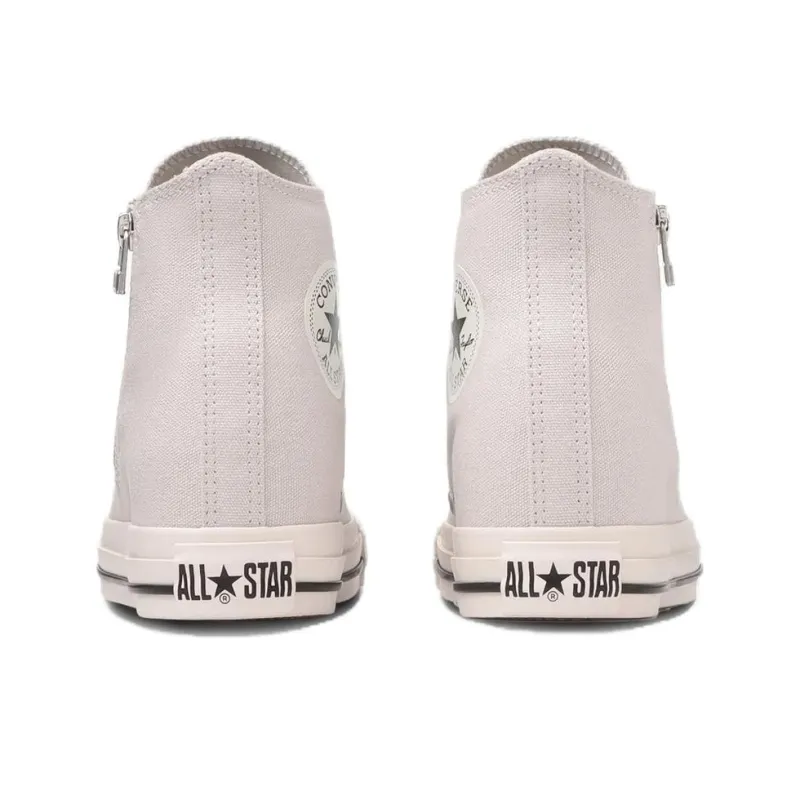 Converse All Star Anti Slip Wear Resistant High Top Canvas Shoes Women's Gray-4