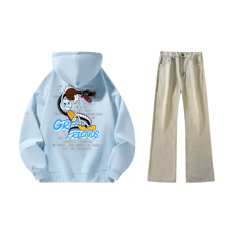 GF x WULIAOYUAN LIANMINGKUAN Sweatshirt Set Unisex-65
