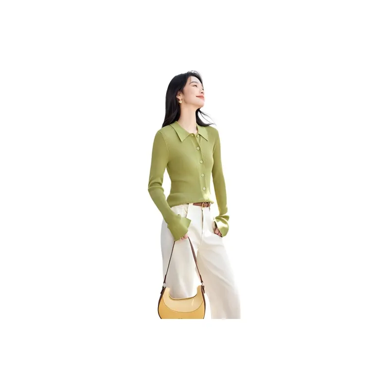La Chapelle Knitwear Women's Matcha-2