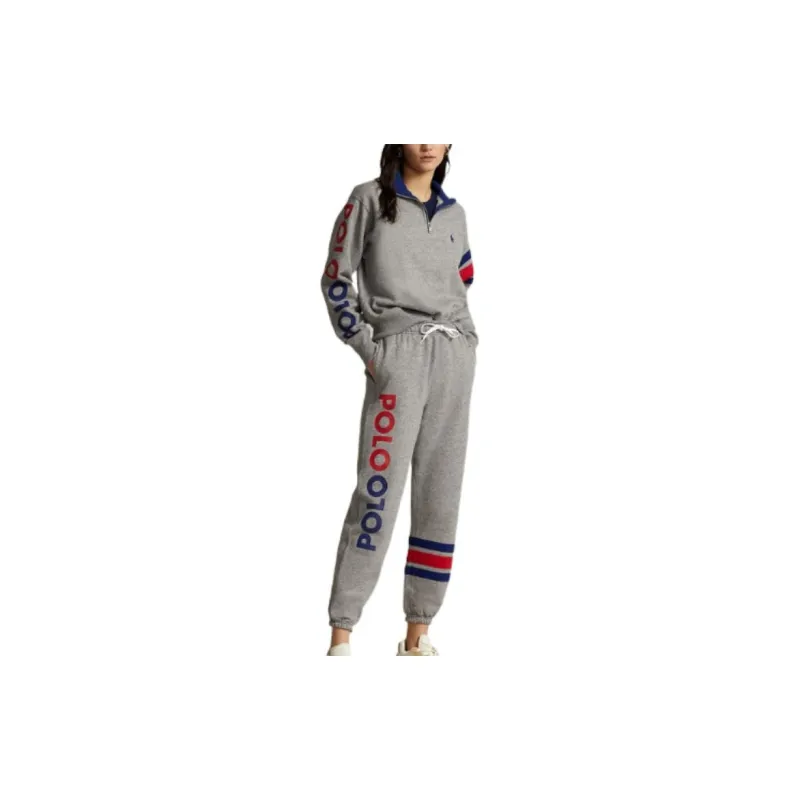 Polo Ralph Lauren Knitted Sweatpants Women's Gray-1