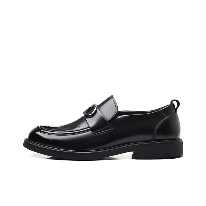 YEDANI British Slip-on Business Formal Casual Shoes Men's-0