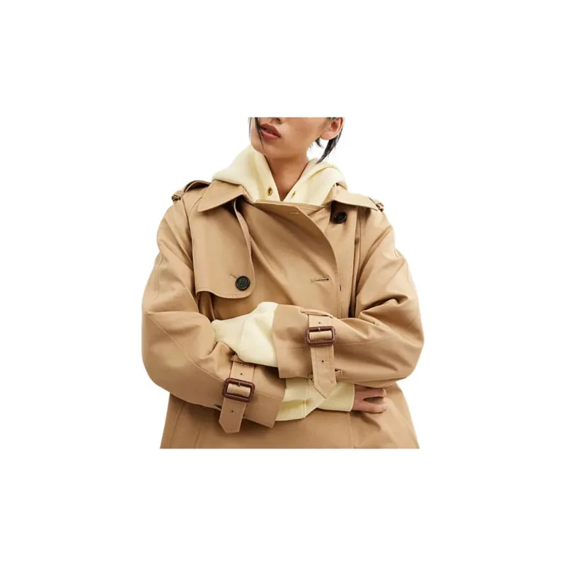 COACH SS24 Trench Coat Women's Khaki-2