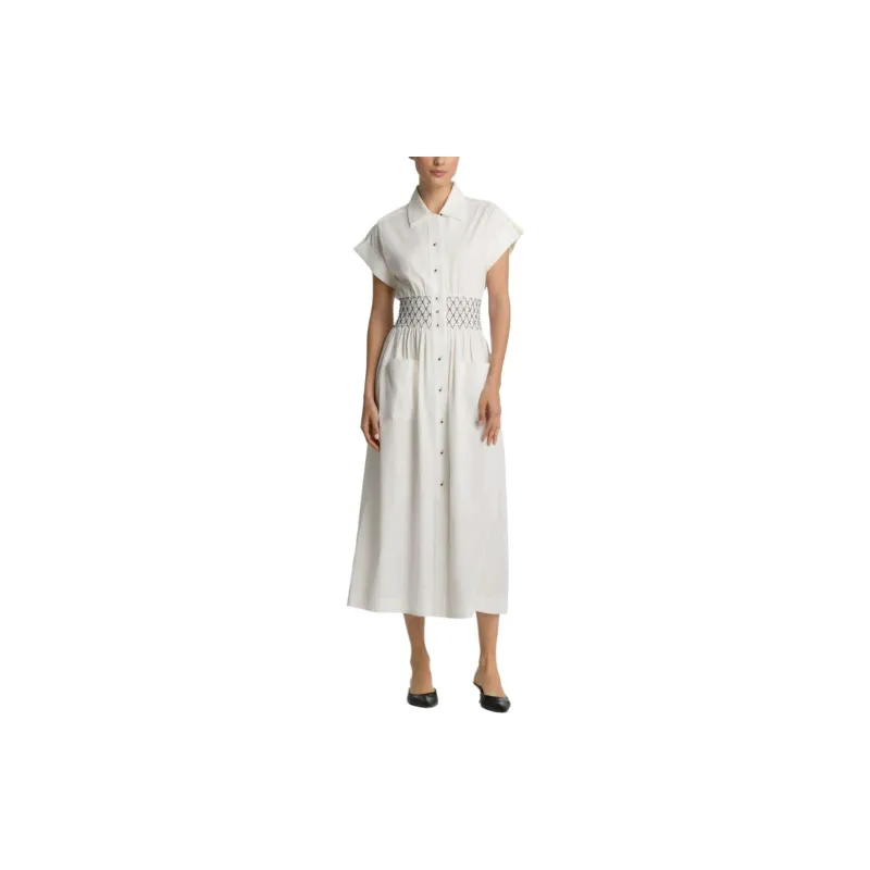 St. John Poplin Shirt Dress-2