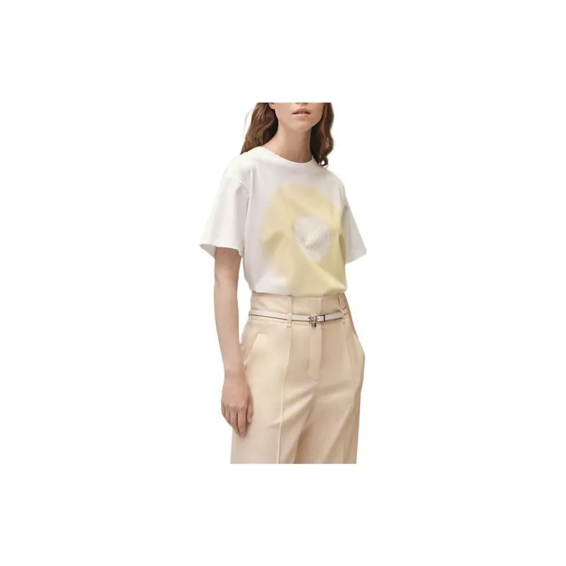 HERMES T Shirts Women's White-1