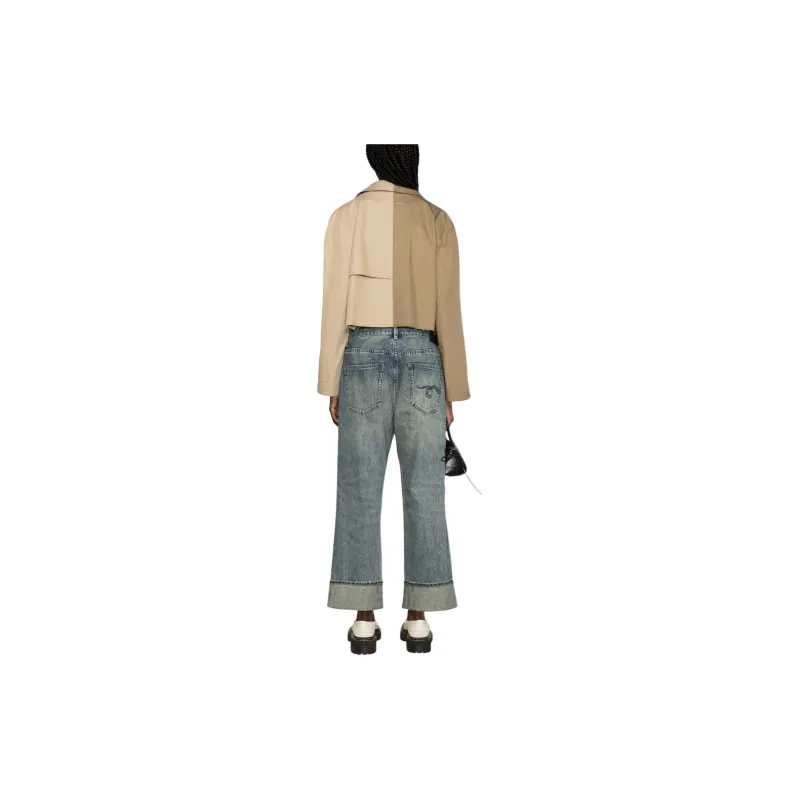 MM6 Maison Margiela Colour block Cropped Jacket-1
