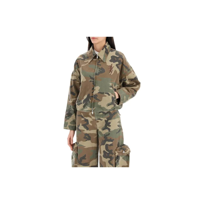 AMIRI Camo Workman Jacket 'Green Camo'-3