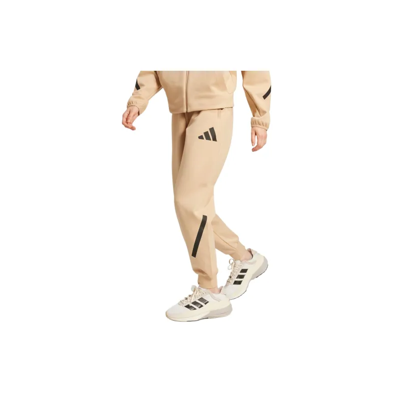 Adidas Women's Z.N.E. Tracksuit Bottoms Magic Beige-1