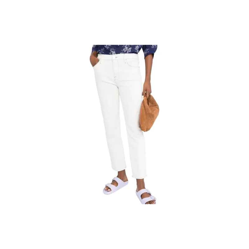 FRAME Cropped Straight leg Jeans-4