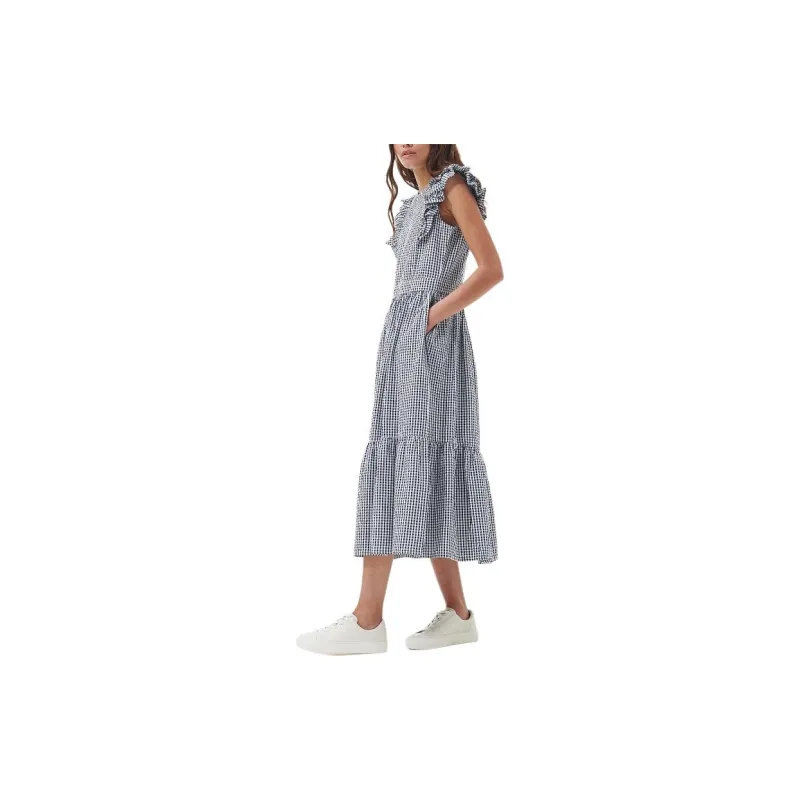 BARBOUR Thistle Midi Dress Sleeveless Dress Women's Blue-4